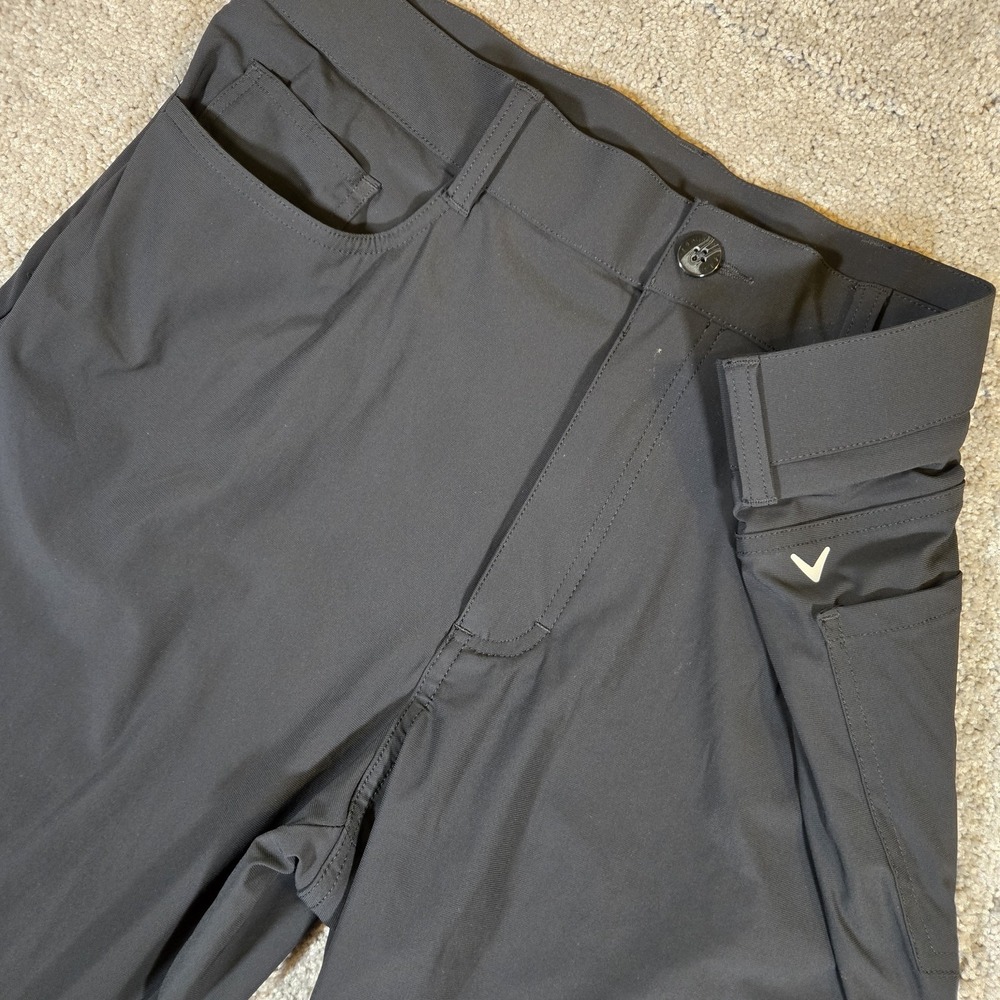 Callaway Golf Pants Mens Size 36 Black Straight Performance Stretch Polyester